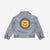 Smile Rainbow Patched Denim Jacket