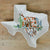 Texas Love State Shaped Platter White/Multi 10"