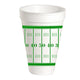 Green Football Field Styrofoam Cup