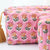 Bubblegum Mot/Print Travel/Make Up/Organizer/Bag