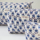 Blue Bonnetfloral Print Travel/Makeup/Organizer/Bag