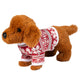 DACHSHUND MINI SOFT W/SWEATER*