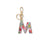 Garden Party Monogram Key Ring