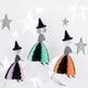 Flying Honeycomb Witch Decorations (X 3)