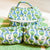 Green Blooms Cosmetic Bags Set of 3