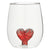 Figurine Wine Glass - Heart