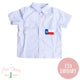 Boys Texas Flag Fishing Shirt