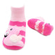 Pink Flamingo Boogie Toes Rattle Socks