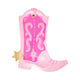 Cowgirl Pink Boot Shaped Plate