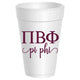 Pi Beta Phi- Styrofoam Cups - 10 Pack