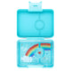 Snack Size Small Bento Lunch Box Misty Aqua (Rainbow)