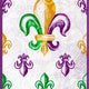 Paper Guest Towel Pack of 16 Mardi Gras Fleur De Lis