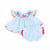 Girls Texas Flag Diaper Set