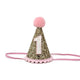 Pale Gold and Light Pink Party Hat