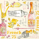 French 75 Cocktail Napkins Pack of 20