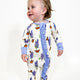 Bluebonnets Zip Pajamas