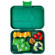 Leakproof Yumbox Tapas Greenwich Green- 5 Compartment -Clear