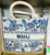 Blue Roses MAHJ Beaded Tote