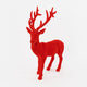 Flocked Red Deer, Lg, PVC, 32"