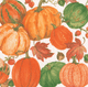 Pumpkin Field White Napkin Luncheon