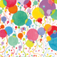 Balloons & Confetti Luncheon Napkin