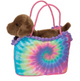 Tie Dye Sak w/Chocolate Lab