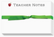 Teacher Notes Pudgy Notepad