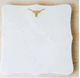 Longhorn Marble Serving Board White/Brass 12x12