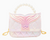 Pink Mermaid Tail Pearl Handle Bag