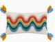 Rainbow Wave W/Tassels Hook Pillow