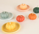 Mini Rainbow Pumpkin Candles