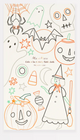 Halloween Coloring Tablecloth