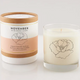 November Birth Flower Soy Candle