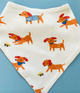 Baby Kerchief Bib-Dogs (Handmade)