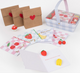 Fruit Basket Valentine's Day Card Set