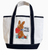 Wild At Heart Mini Canvas Tote Bag Vintage Inspired