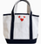 Wild At Heart Mini Canvas Tote Bag Vintage Inspired