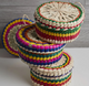 Mexican Woven Palm Tortilla Basket