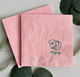 Blush Pink Mahjong Tile Cocktail Napkins | Set of 16