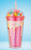 Rainbow Popcorn Tumbler-Pink