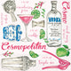 Cosmopolitan Cocktail Napkins Pack of 20