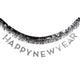 Happy New Year Fringed Banner