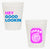 “Hey Good Lookin” Mahjong Shatterproof Cups