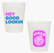 “Hey Good Lookin” Mahjong Shatterproof Cups