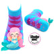 Rainbow Mermaid Boogie Toes - Baby Rattle Socks