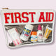 First Aid Clear Luxury Nylon Pouch