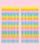 Pastel Rainbow Party Curtain