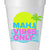 “Mahj Vibes Only” Foam Cups