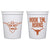 Stadium Cup 10 Pack {University of Texas/Hook 'em Horns}