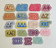 Sorority Colorful Acrylic Key Chain